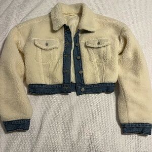 Y2K Sherpa & Denim Jacket